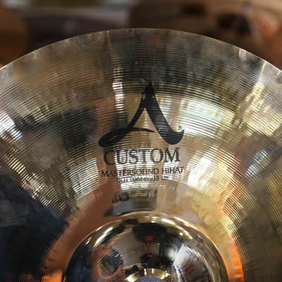 Zildjian 15" A Custom Mastersound Hi Hat Cymbal Set - Used image 3