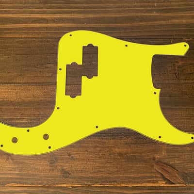 Big Bird Yellow(matte) P Bass style Pickguard 2021 by Carmedon image 1