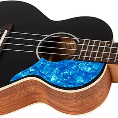Flight IRIS TENOR BK Solid Spruce Top Okoume Neck 4-String Tenor Ukulele w/Padded Gig Bag image 6