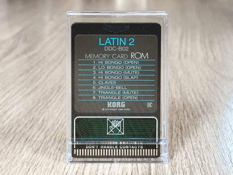Korg DDD1 / DRM1 / DDD5 ROM card | DDC-B02 Latin 2 image 1