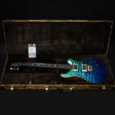 PRS Custom 24 Wood Library w/ 10-Top, Brazilian Rosewood, & 58/15 LT Pickups- Blue Fade 2026 (0423893) image 5