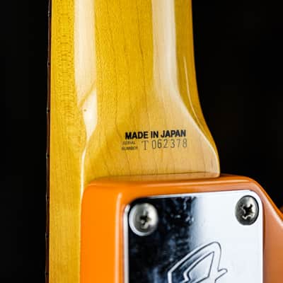 2007 Fender MG-73 CO Competition Mustang Reissue competition capri orange image 13