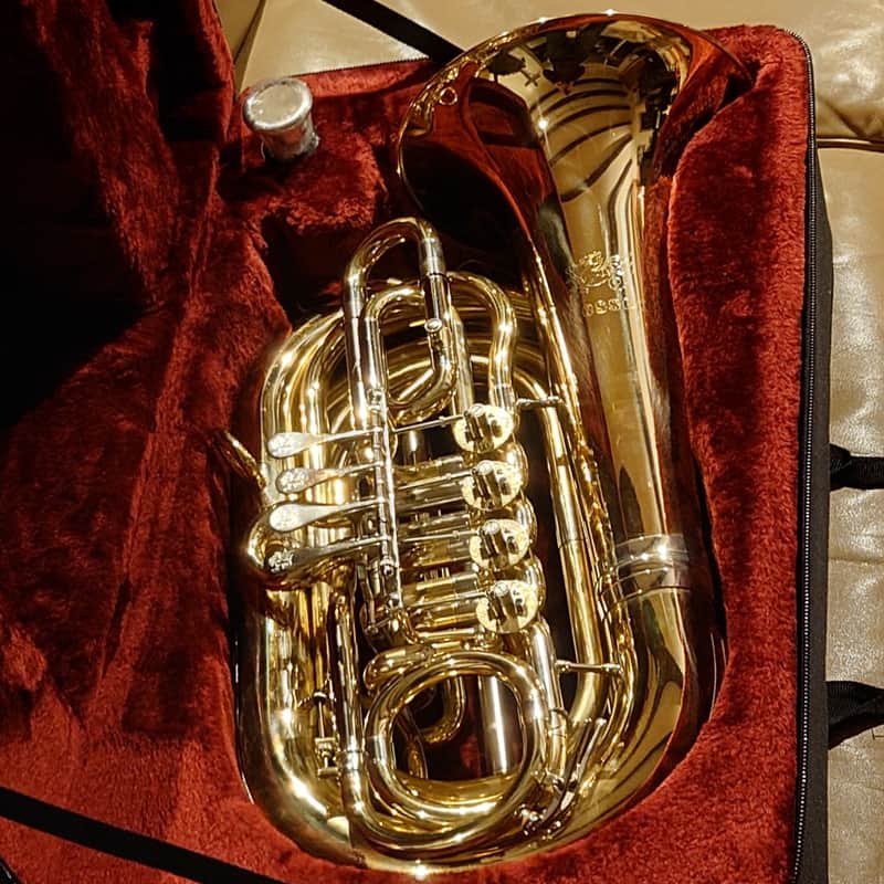 Wessex TB160 "Mighty Midget" BBb tornister travel tuba image 1