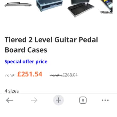 Swan Flight Tiered 2 Level Guitar Pedal Board image 5