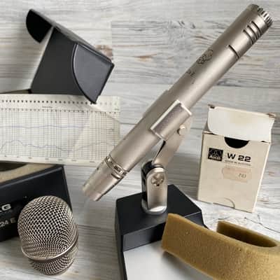 1979 AKG D224E Vintage Dynamic Microphone + Extras image 3