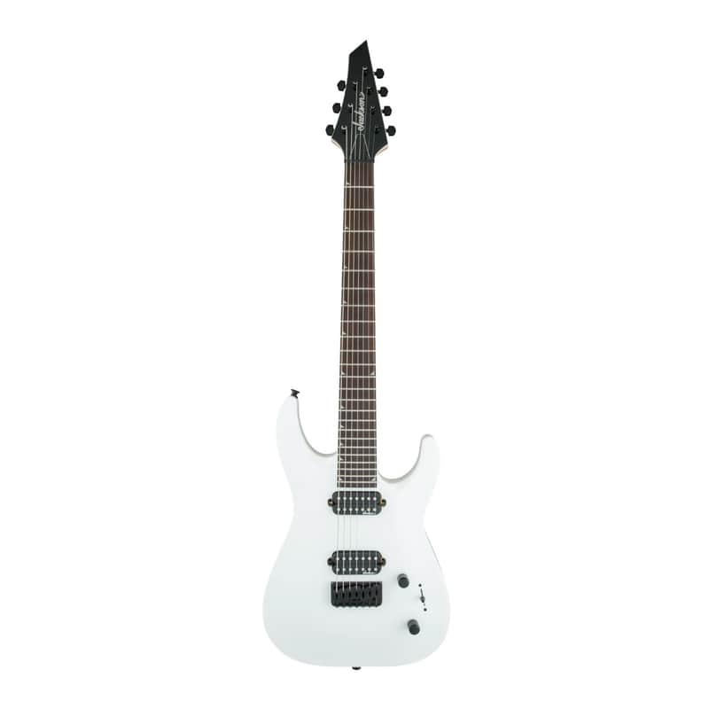 Jackson JS Series Dinky Arch Top JS32-7 DKA HT 7-String Right-Handed Electric Guitar with Amaranth Fingerboard and Maple Neck (Snow White) image 1