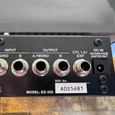 Boss EQ-200 Equalizer 2019 - Present - Black image 5
