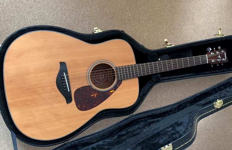 Yamaha FG700MS Acoustic Guitar Natural image 1