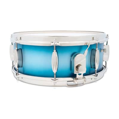 Slingerland Radio King 5.5x14 Snare Drum Blue and Silver Lacquer image 1