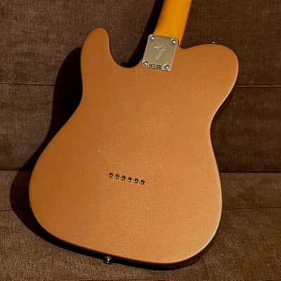 Fender Vintera III Mid '60s Telecaster 75th Anniversay Stamp w/Deluxe Fender Gig Bag and Factory Case Candy, 2026 Model in Firemist Gold & Rosewood Fingerboard image 6