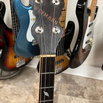 1924 Weymann Tenor Banjo With Hardshell Case image 3