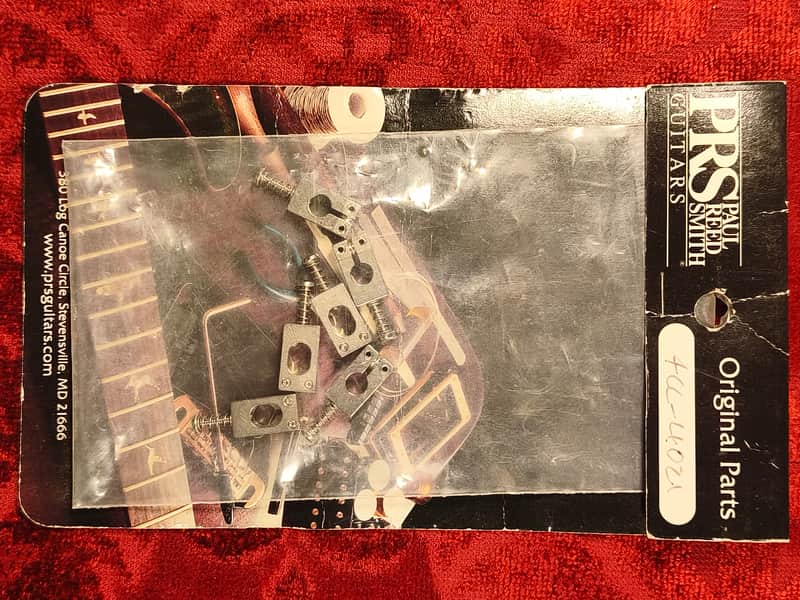 1990s PRS ACC-4021 Tremolo Saddles Set (6) – NOS / OVP – Machined USA -  Vintage Paul Reed Smith image 1