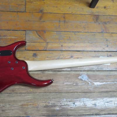 MTD Kingston Z4 4 String Bass Guitar 2020 - Present Trans Cherry image 5