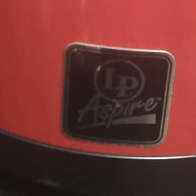 L.P. Aspire Wooden Bongos 2000's - Red image 2