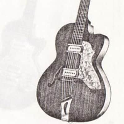 Wolfgang Hüttl Opus 63 ca. 1958 Vintage Archtop aus Bubenreuth Top Elektronik image 11
