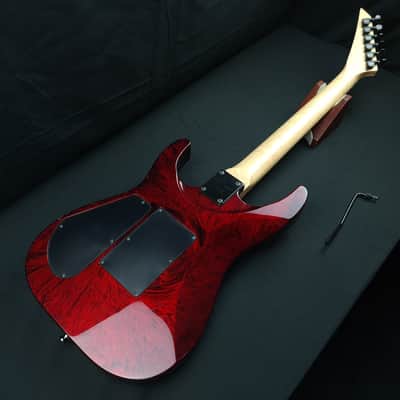 Jackson DK2 Dinky Pro 2007 Crimson Swirl Made In Japan Seymour Duncan Pickups + Original Hardcase image 23