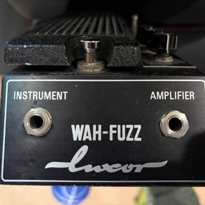 Luxor Wah Fuzz Late 1970s Japan Shin-Ei Made Rare Collector Pedal - Black image 1