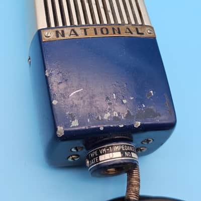 ☆Vintage 1950s National Panasonic VM-1 Bidirectional Ribbon Microphone - Toshiba Made in Japan RCA image 3