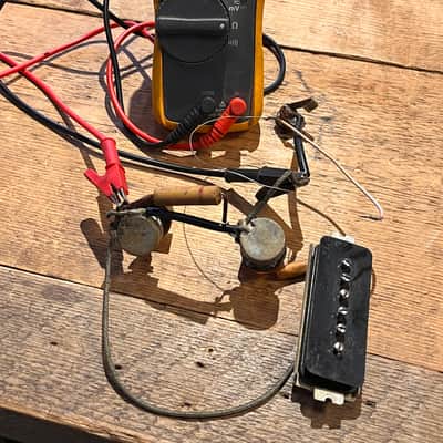 Gibson P90 Complete Harness, Les Paul Jr, SG Junior *ES-125, ES-175, ES-300 1954 - Black Dog Ear Cover image 23