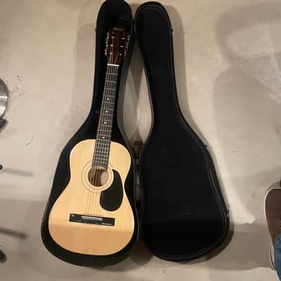 Austin Acoustic Travel Guitar Mid-90s - Natural / with Hard Carry Case image 8