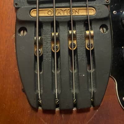 Ovation Magnum III 1980 Bass guitar w/ original case image 3