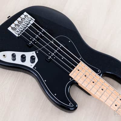 2024 Mike Lull Custom Guitars V5 5-String Jazz Bass Black Pearl w/ Hangtag, Case image 9