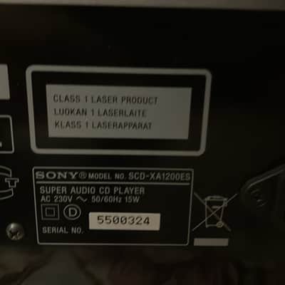 Sony SCD-1200ES Rare Vintage Super Audio CD Serviced Warranty image 5