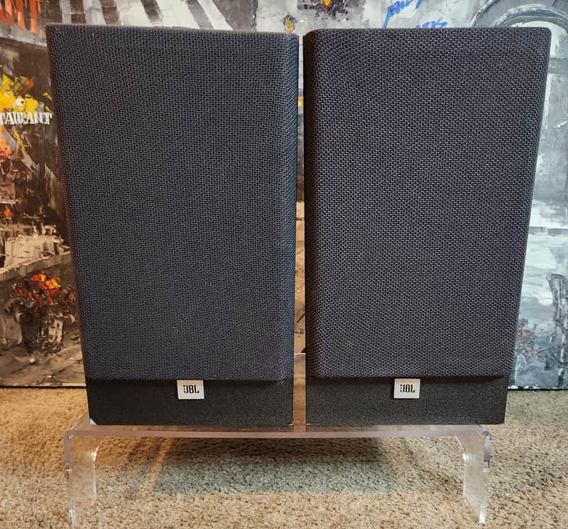 JBL JBL G100 set of vintage, 2-way passive bookshelf studio speakers 90s - Black image 1
