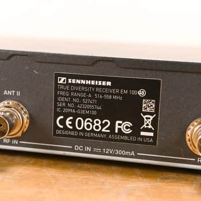 Sennheiser ew 100 G3 Bodypack Wireless System - A Range NO POWER SUPPLY CG01ZM2 image 8