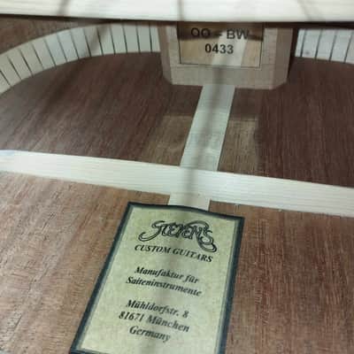 Stevens 00 12 fret Engelmann spruce top Blackwood back and sides image 8