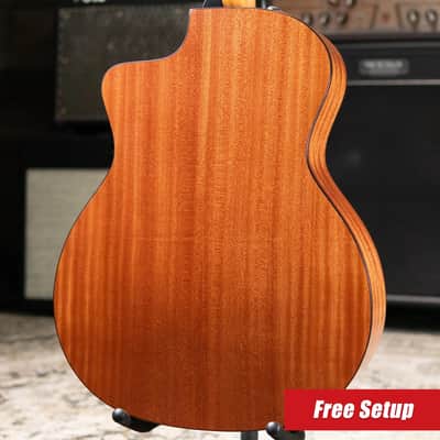 Taylor 114ce Grand Auditorium Acoustic/Electric Guitar - Sapele with Gig Bag image 2