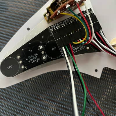 EMG DG20 David Gilmour Prewired Loaded Strat pickguard image 4