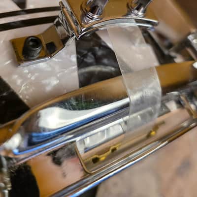 Pork Pie Black & White Snare 5x14 image 5