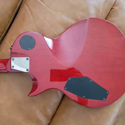 2008 ESP LTD EC-100QM Electric Guitar – See-Thru Black Cherry Quilt Top image 18