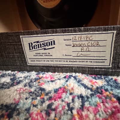 Benson Amps Dizzy Bird w/ Speaker Cabinet Night Moves w/ Wheat Grill image 4
