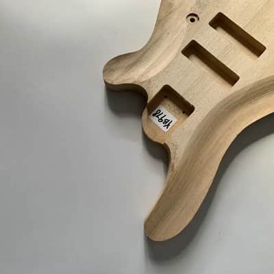 Unfinished Basswood 4 String Bass Body DIY Project image 4