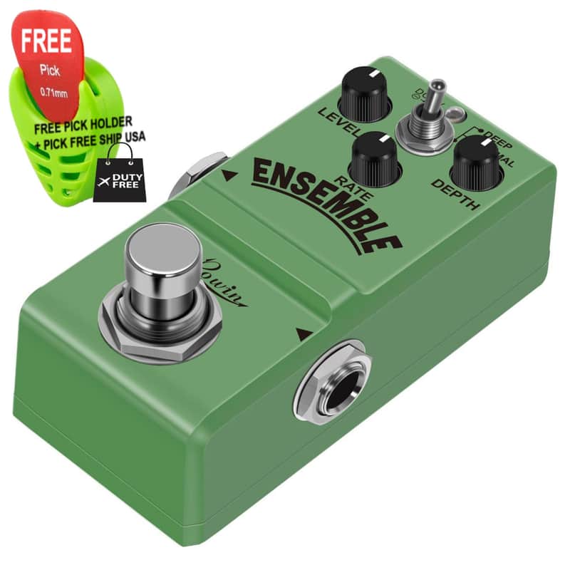Rowin Ensemble Classic Analog Chorus Pedal, FREE PICKS + HOLDER+ FREE SHIP USA image 1