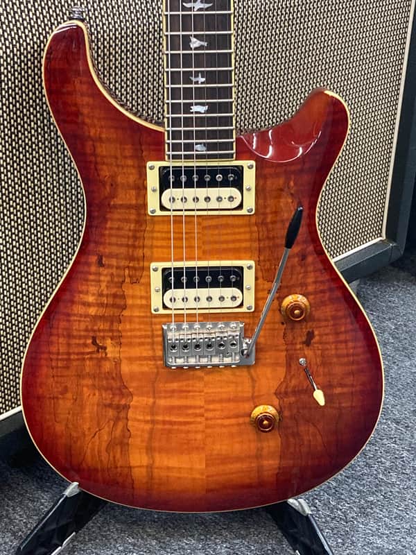 PRS SE Custom 24 Spalted Maple 2018 - Vintage Sunburst image 1