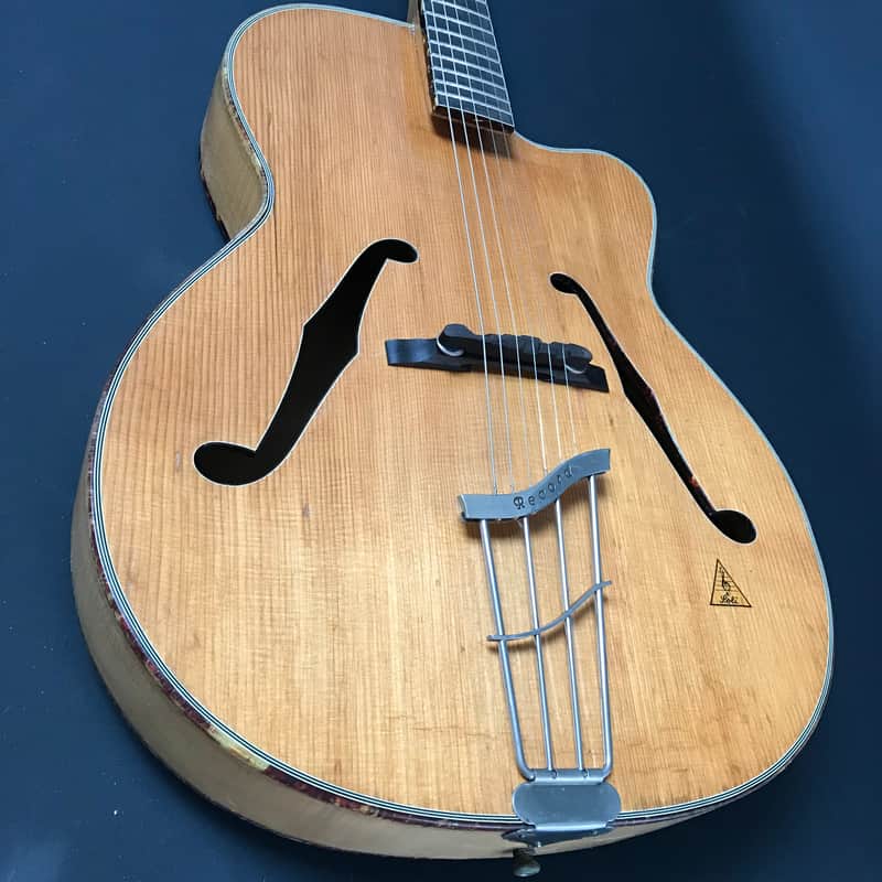 Soli / Hanika Record archtop guitar 50s - German vintage image 1