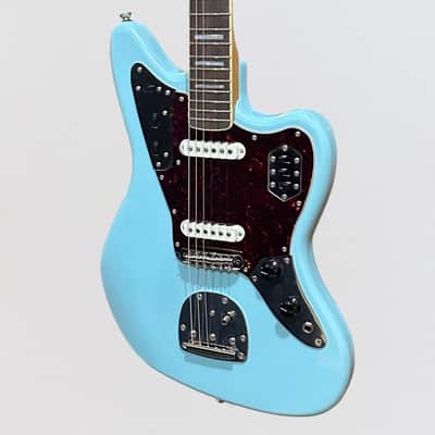 Fender Squier Classic Vibe '70s Jaguar FSR Limited-Edition Electric Guitar - Daphne Blue image 3
