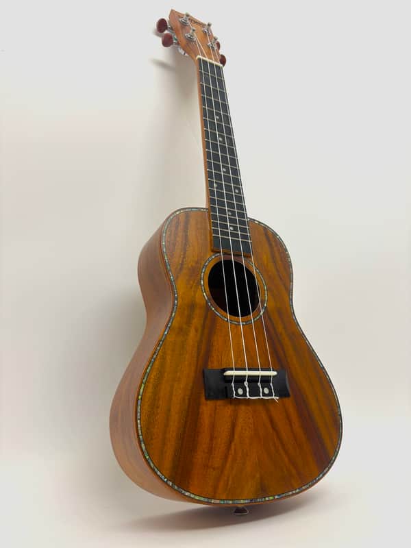 Morgan Concert Ukelele - Beautiful Koa Wood! - Pearl Inlay! - UK C 500 N image 1