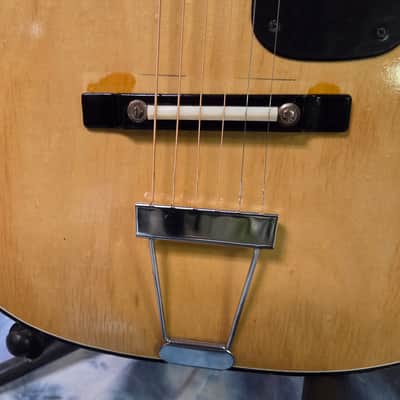 Vintage RARE 1970's Global G100 Stella Style Parlor Acoustic Guitar New Strings image 3