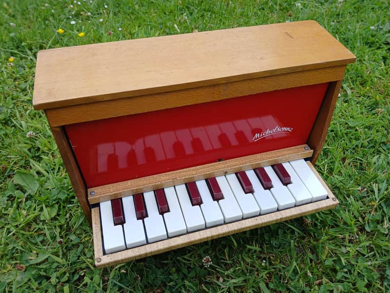 chromatic toy piano 20 keys Michelsonne - GOOD CONDITION - sound family : celesta mustel musical saw martenot Wurlitzer ... image 1