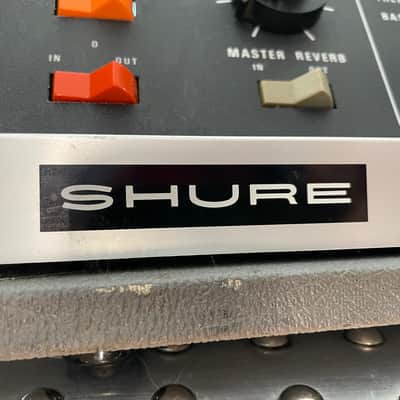 Shure VA-302-C Vocal Master Control Console 6-Channel PA Head with Reverb and XLR - Vintage Late-70s image 6