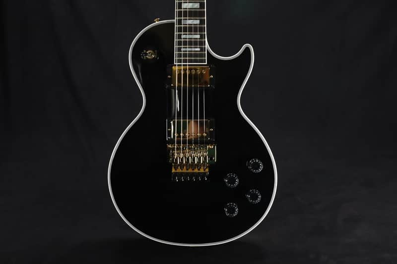Gibson Custom Shop Les Paul Axcess Custom w/ Ebony Fingerboard Floyd Rose Gloss Ebony - LPXC7EBGF1E 362 image 1