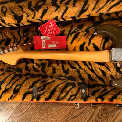 Fender To The Stars Limited Edition Tom Delonge "Padre" Stratocaster 2025 - Brown w/ Orange Competition Stripe image 6