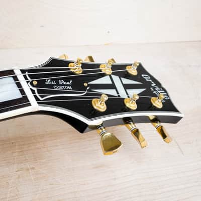 Orville by Gibson LPC Les Paul Custom MIJ 1991 Ebony USA Piickups Lacquer Finish w/ Bag image 10