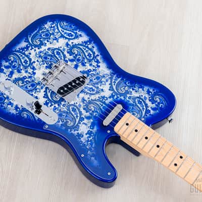 2025 Fender Limited Telecaster Indigo Paisley, Mint w/ Hangtags, Japan MIJ image 8