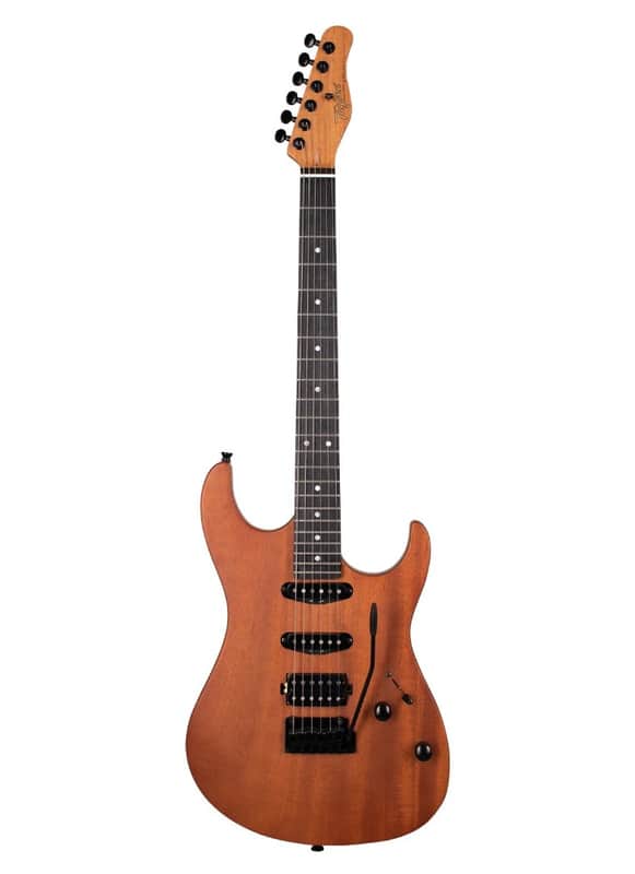 Tagima NTMS-DF Stella Natural Satin Mahogany Electric Guitar - Demo image 1