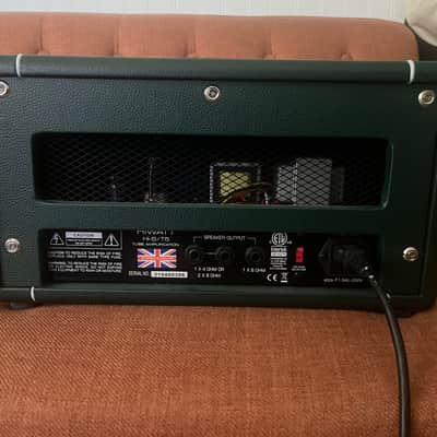 Hiwatt Hi-5 420 Limited Edition 2-Channel 5-Watt Guitar Amp Head 2021 - Green with Black Badge image 2